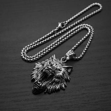 �y�Ɍ��z�E���t�w�b�h �l�b�N���X �T �V���o�[ 316L �T�[�W�J���X�e�����X �E���t �p���N �S�V�b�N �����Y �A�N�Z�T���[