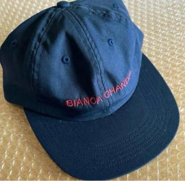 Bianca Chandon Logotype Hat Navy Red cap rAJ Vh Lbv Xq lCr[