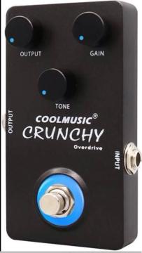 �������� Coolmusic C-OV01 Crunchy Overdrive Pedal�M�^�[�G�t�F�N�^�[ 2.1cm���^