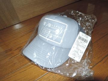 Vi ALPHA INDUSTRIES At@ C_Xg[Y  cC bVLbv D.GRAY SLOGO CAP