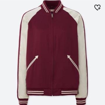 ユニクロ×ディズニー・ミニーマウス刺繍スカジャン風ブルゾン