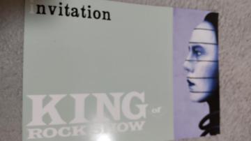 �������@�X������@KING OF ROCK SHOW�@1989�N�@�v�����[�V�����@�C���r�e�[�V�����J�[�h