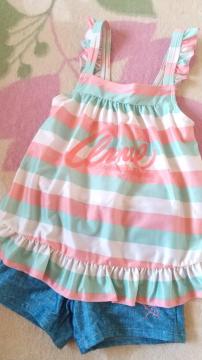 サイズ130☆ボーダー水着