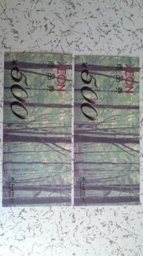 AEON �C�I�����i�� 500�~(2���Z�b�g)