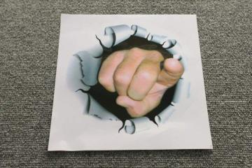 面白ステッカー 指差しデザイン フェンダー ボンネット バンパー