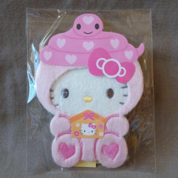 【新品未開封】ハローキティ★封シール付きポチ袋★ヘビの帽子キティーちゃん ピンク キティちゃん サンリオ ぽち袋 ★送料無料★