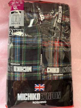 LL�T�C�Y�I2���g�u�����h�i�IMICHI KO LONDON KOSHINO�I�^�[�^���`�F�b�N���I���M�ɑf�G�I�O�J������g�����N�X