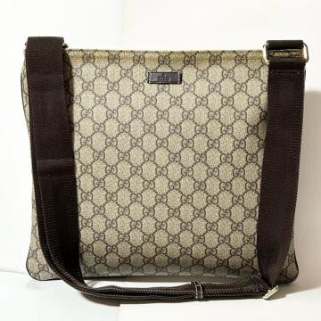 GUCCI �O�b�` GG �X�v���[�� �L�����o�X �V�����_�[�o�b�O 201446.205027 �x�[�W�� �u���E��