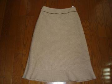 ★キャサリンロス 裾ヒラウールツィードスカート★超激安!