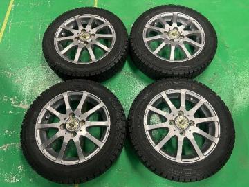 0092438)���Y���ÃX�^�b�h���X�^�C���_�����b�v�E�B���^�[�}�b�N�X4�{�y�����ԗp�A���~�z�C�[���Z�b�g155/65R14��������