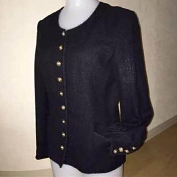 インゲボルグ ジャケット 黒  M 金子功 ピンクハウス パールボタン