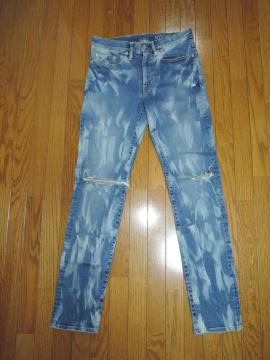 HYSTERIC GLAMOUR �q�X�e���b�N�O���}�[ TB���HS�f�j�� �X�����p���c W28 �C���f�B�S �X�g���b�`�f�j��