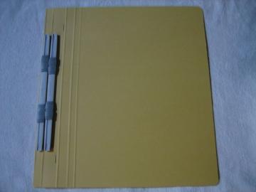 KOKUYO 紙ファイル A4縦 イエロー 2冊 フラットファイル
