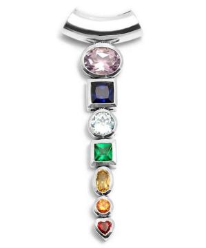 PeterStone: Chakra with Gems Pendant