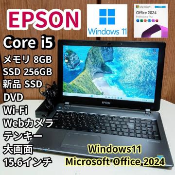 EPSON Endeavor Corei5������GB SSD256GB Web�J���� Windows11 Office2024