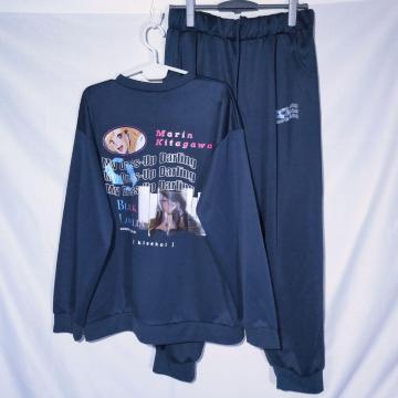 �V�i �㉺�Z�b�g XL ���̒����ւ��l�`�͗������� �쑽��C�� �u���b�N���x���A �X�e�b�J�[ �A�j�� ���[���E�F�A �X�E�F�b�g