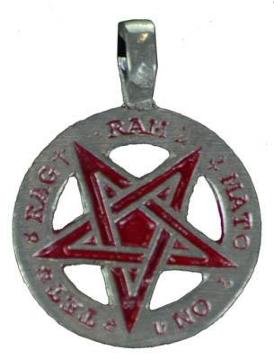 AzureGreen Divine Protection pendant Red