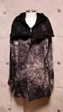 ViKMRII LAYERED MODS COAT 1 BLACKWHITE