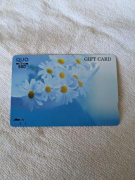 QUO�J�[�h�@500