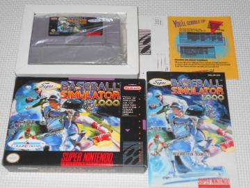 SFCSUPER BSAEBALL SIMULATOR 1000 SNES CO kĔ