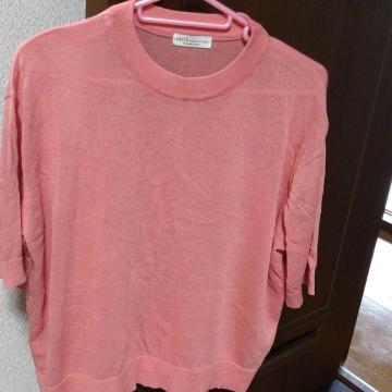 美品☆アースミュージックアンドエコロジー サマーニット 半袖 トップス