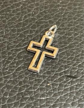 1円スタート 極美品☆シルバー ロザリオ ネックレストップ