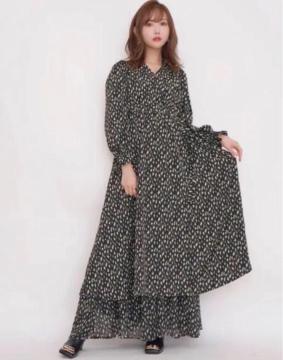 crayme, Leopard Wrap Dress