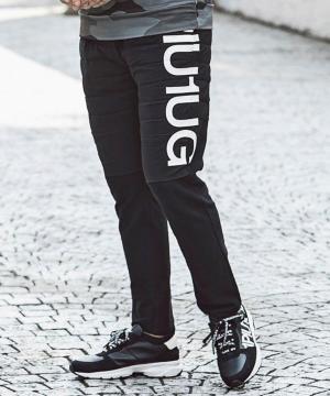 ☆1PIU1UGUALE3 RELAX ウノピュウノウグァーレトレリラックス ビッグ ロゴ プリント イージーパンツ パンツ/S