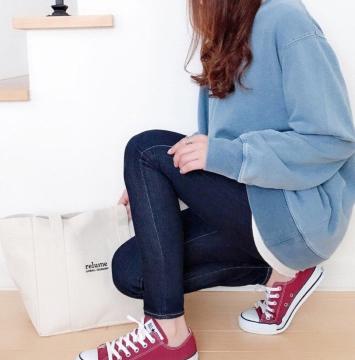 JEANASIS��Silky�X�L�j�[�X�g���b�`�f�j��/���i