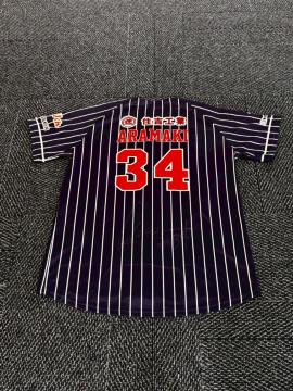 #34 荒巻 千尋選手兼任投手コーチ着用・直筆サイン入り2ndユニフォーム
