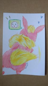 自作イラスト Flareon ポケモン ブースター