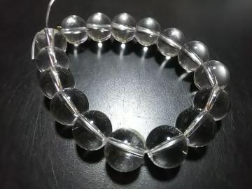 天然石★水晶 ラウンド12mm 半連