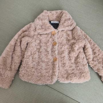 peda & mada �L�b�Y �t�F�C�N�t�@�[ �{�A�W���P�b�g �R�[�g 110cm �x�[�W��