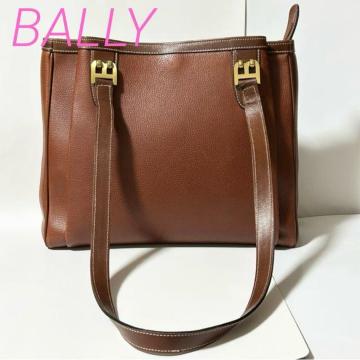 BALLY �o���[ �V�����_�[�o�b�O �u���E�� ���U�[ �V���v�� ���f�B�[�X