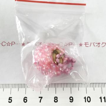 27*ハンドメイド♪ビーズクロシェ ボールチェーン付き 23