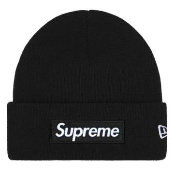 25FW Supreme x New Era Box Logo Beanie"Black"
