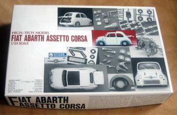 グンゼ産業 1/24 フィアット アバルト アセットコルサ(ハイテックモデル)