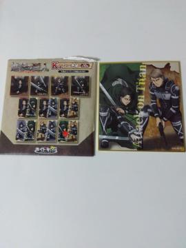 一番くじ 進撃の巨人 K賞 ミニ色紙 J