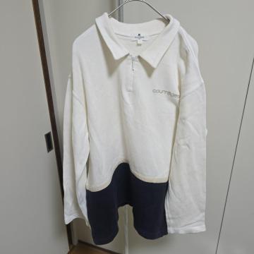 courreges �N���[�W���@�n�[�t�W�b�v �X�E�F�b�g �g���[�i�[�@1647