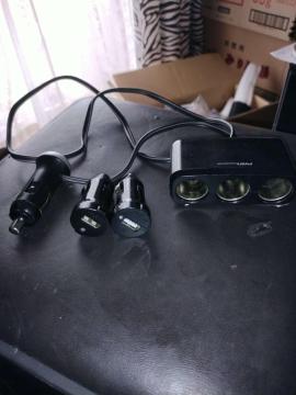 PRO Konverter �ԍڗp �V�K�[�\�P�b�g 2�A USB 2�|�[�g �d�����z�� �J�[�`���[�W���[