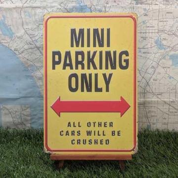 ViyuLŔzMini Cooper^~jEN[p[@Mini Parking Only@-L-