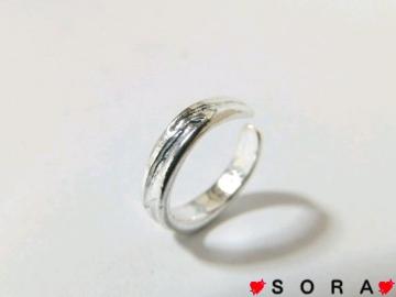 足元オシャレ 重ね付けOK♪フリーサイズ 足指輪 トゥリング ピンキーリングA