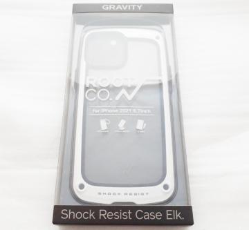 ROOT CO GRAVITY Shock Resist Case Elk for iPhone13 Pro MAX ホワイト