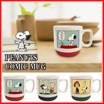 《New》スヌーピー/Japan製★ヴィンテージ風*マグカップ(レッド)<箱付>