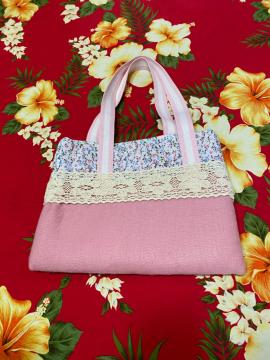 たみふる☆ハンドメイド☆手提げミニbag☆ピンク