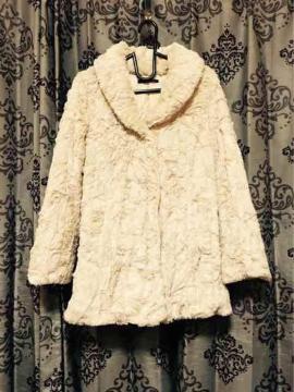INGNI/イング/ファーコート/ベージュ/新品美品