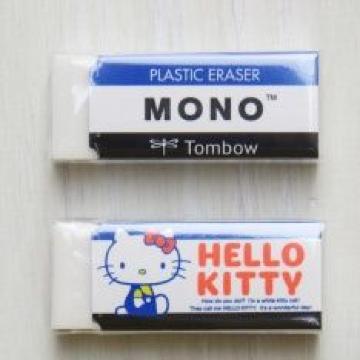 【キティ】可愛い♪信頼ブランド トンボ MONO/モノ♪国産消しゴム