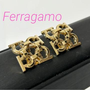 ���i Ferragamo �t�F���K�� 4�A�K���`�[�j �C�������O �A�N�Z�T���[ �N���b�v�� �S�[���h