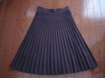 ★アプワイザーリッシェ 上品ラメ入りプリーツニットスカート★着用2・3度!セットアップにも