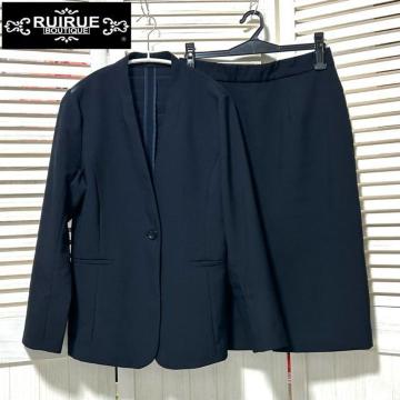 美品 ルイルエブティック スーツ スカート セットアップ L